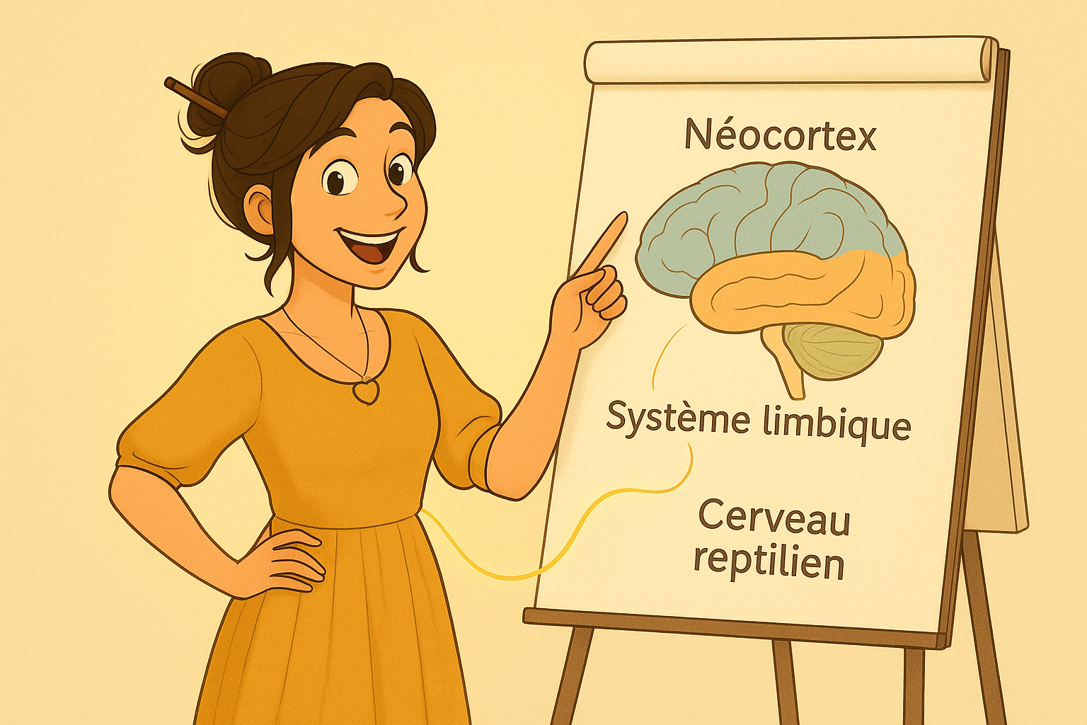 Visuel Lila — Les 3 cerveaux