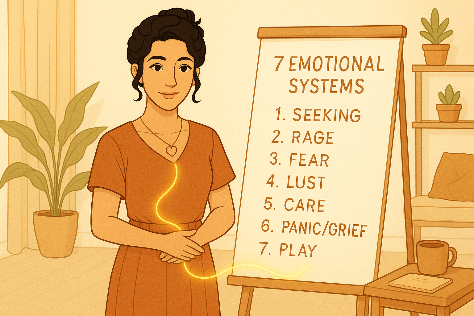 Visuel Lila — Les 7 systèmes de Panksepp